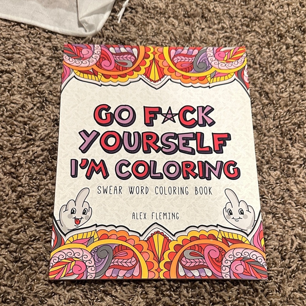Colorful Swear Word Coloring Book